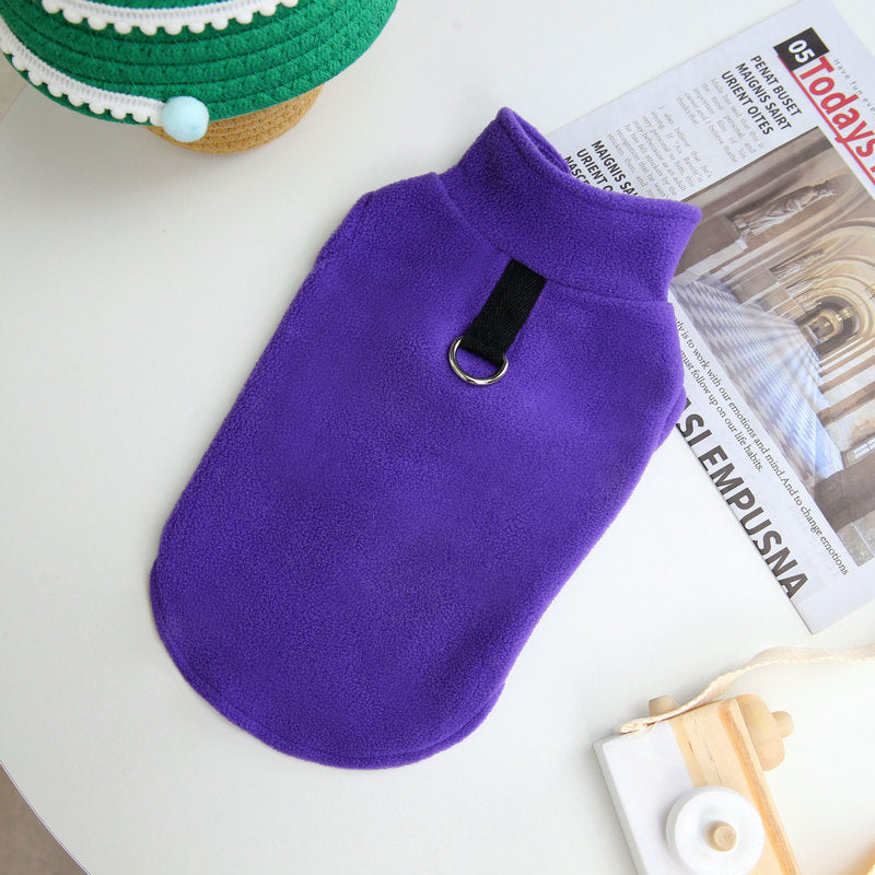 Ropa sencilla informal y cálida para perros