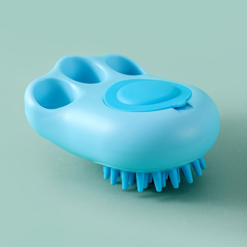 Cepillo de baño y masaje para gatos y perros – Suave, práctico y con diseño de garra para mayor comodidad