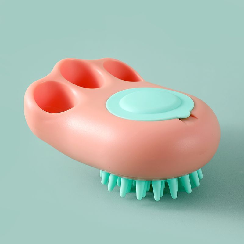Cepillo de baño y masaje para gatos y perros – Suave, práctico y con diseño de garra para mayor comodidad