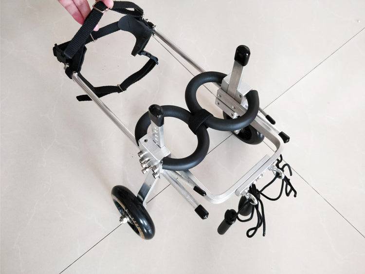 Silla de ruedas ajustable para perros – Soporte cómodo y adaptable para movilidad