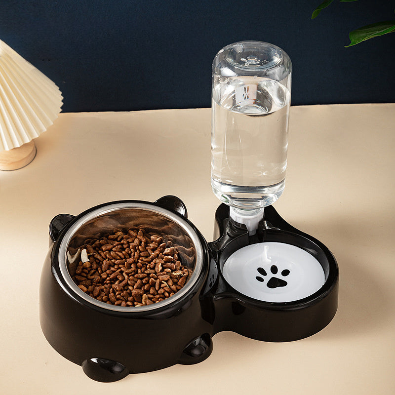 Juego de cuencos extraíbles de comida y agua