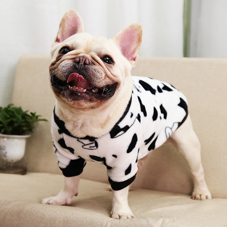 Pijamas Cálidos Otoño e Invierno Chaqueta Suministros Para Mascotas