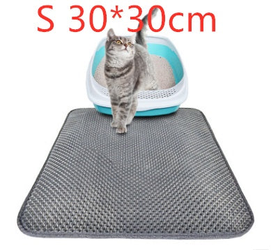 Almohadilla de arena para gatos Almohadilla de nido de abeja para gatos Almohadilla impermeable a prueba de orina Suministros para mascotas