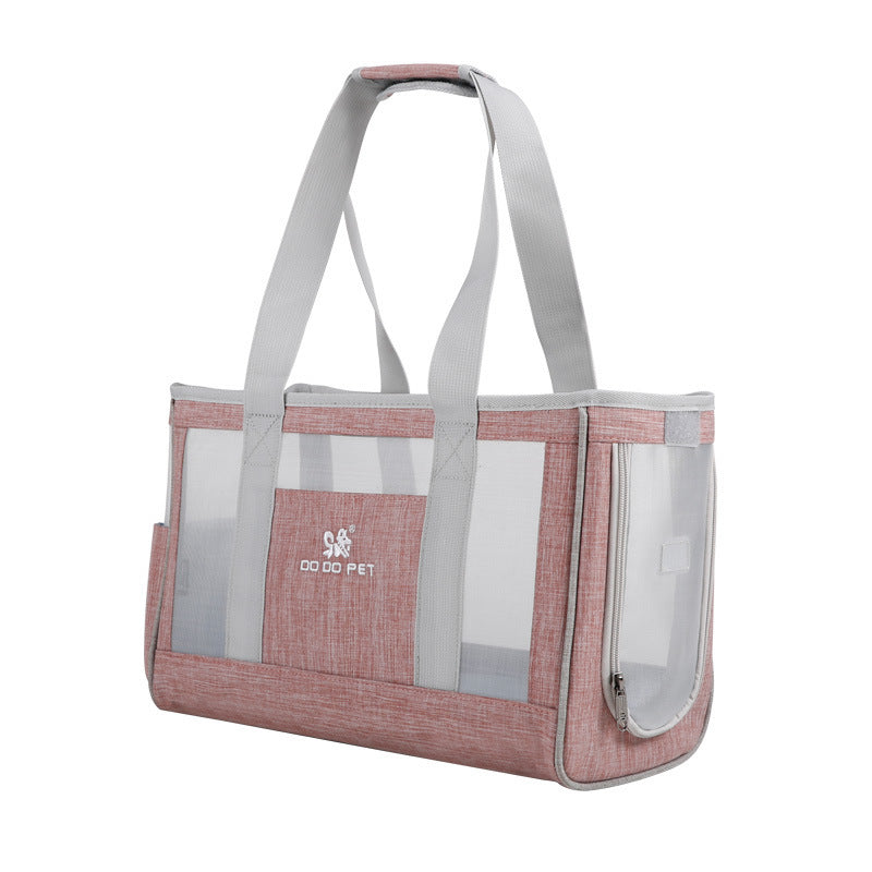 Bolsa portátil para gatos, mochila transpirable para perros, bolso de viaje de gran capacidad para cachorros, gatitos, mascotas, suministros al aire libre