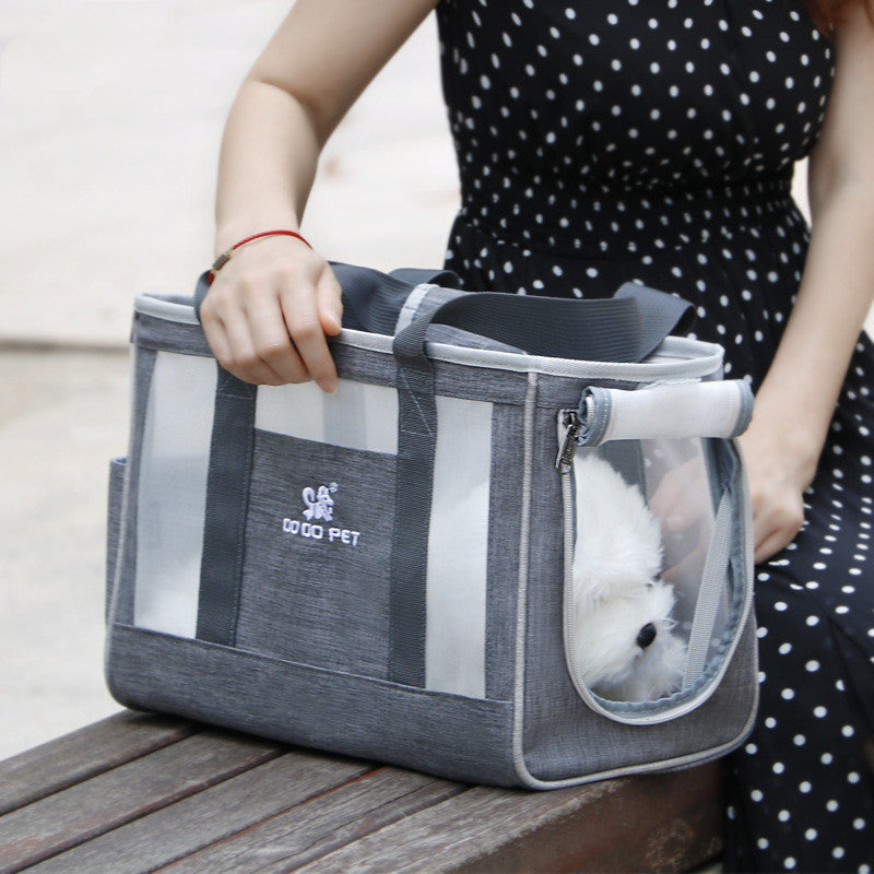 Bolsa portátil para gatos, mochila transpirable para perros, bolso de viaje de gran capacidad para cachorros, gatitos, mascotas, suministros al aire libre