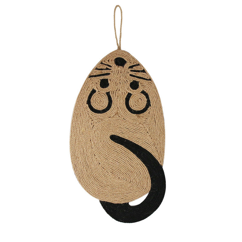 Rascador para Gato con Forma de Ratón – Sisal Natural