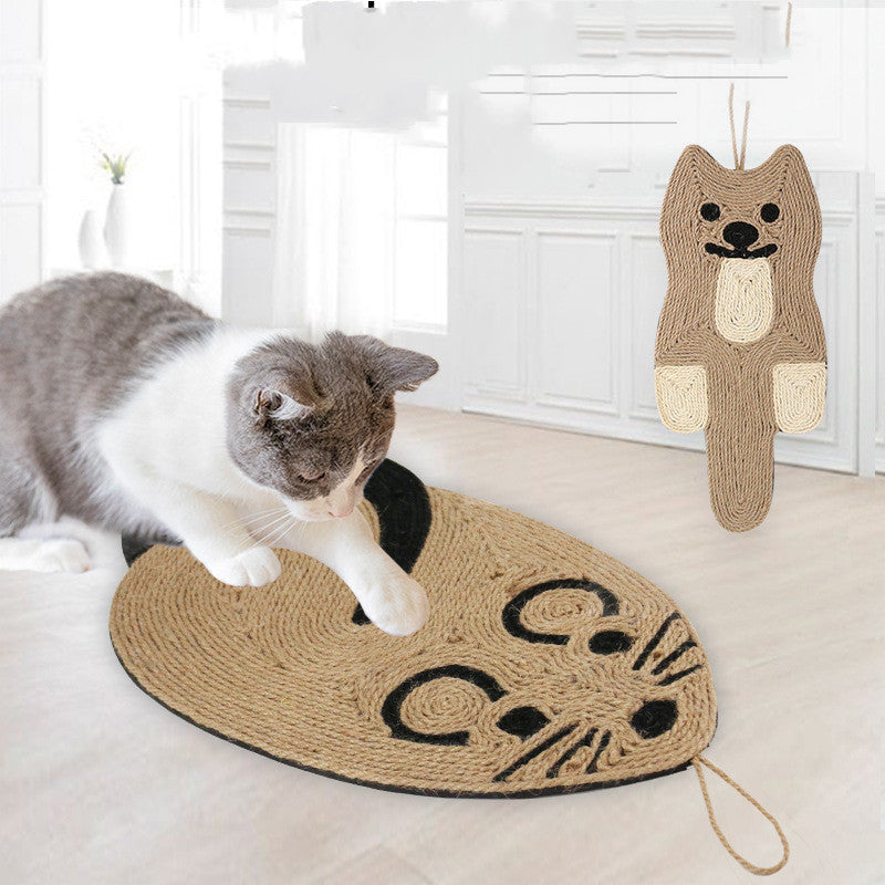 Rascador para Gato con Forma de Ratón – Sisal Natural
