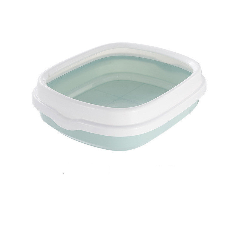 Arenero, Caja de arena para gatos grande, desmontable, antisalpicadura, suministros para gatos para mascotas