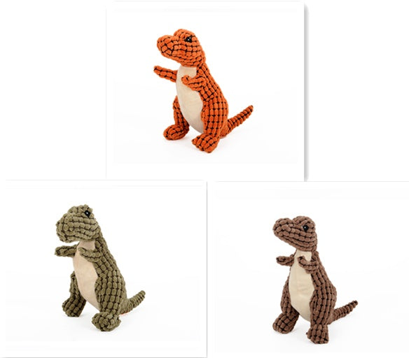 Dinosaurio Juguetes para mascotas Perros gigantes Mascotas Juguetes interactivos para perros grandes Juguetes para masticar Chihuahua Peluches Squeakers