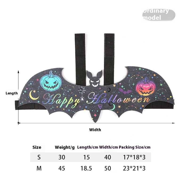 Disfraz de mascota de Halloween para gatos Batwing