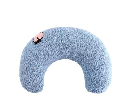 Almohada en forma de U para gatos y protección de la columna, cervical