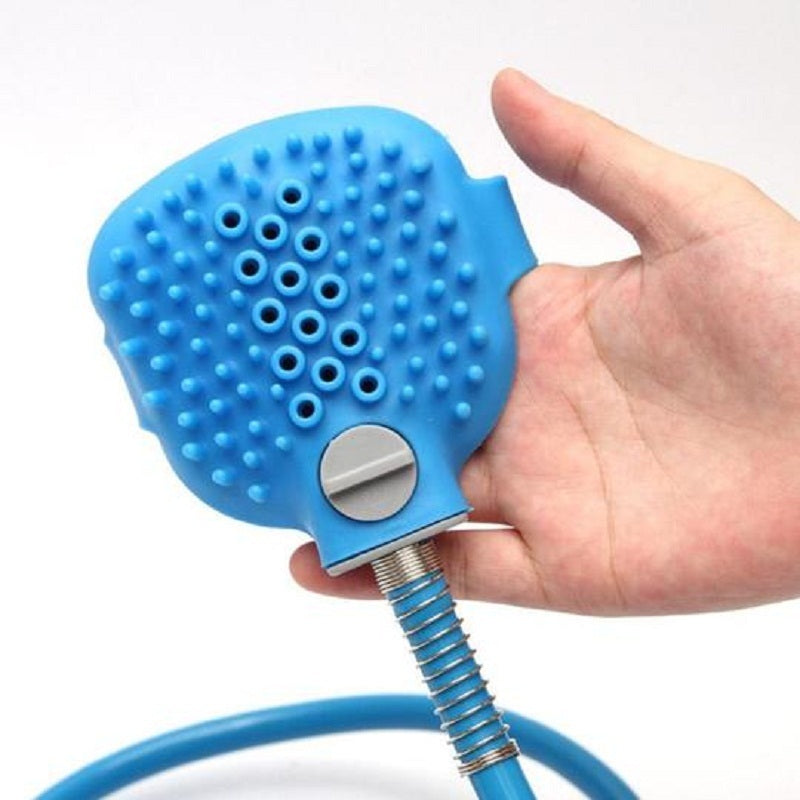 Nueva herramienta de baño para mascotas, masajeador cómodo, herramienta de ducha, limpieza, lavado, pulverizadores de baño, cepillo