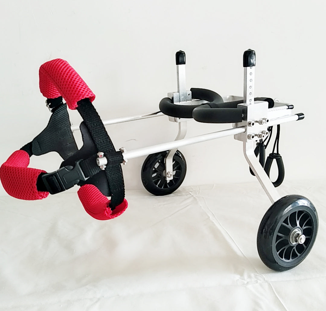 Silla de ruedas ajustable para perros – Soporte cómodo y adaptable para movilidad