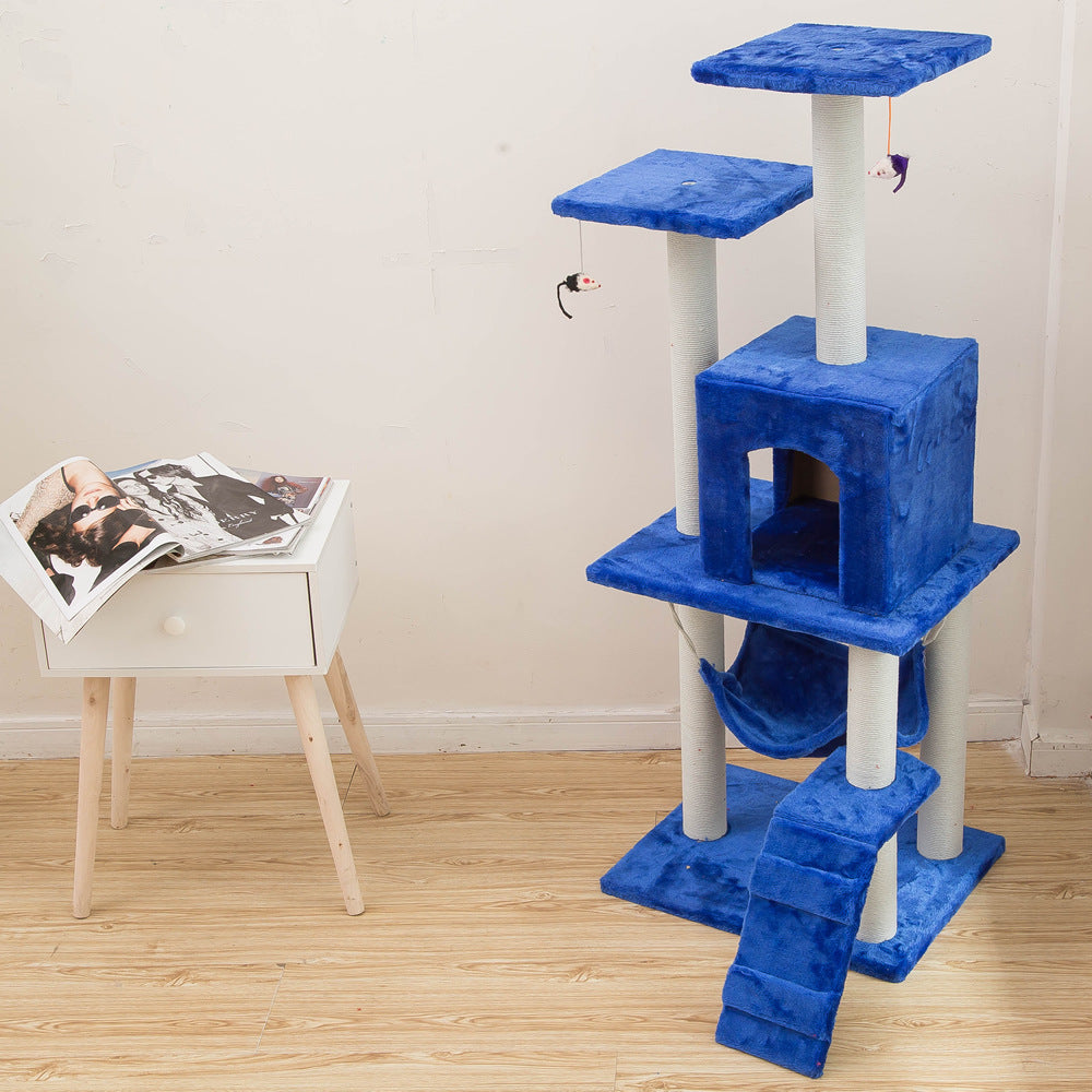 Árbol de escalada, castillo para gatos