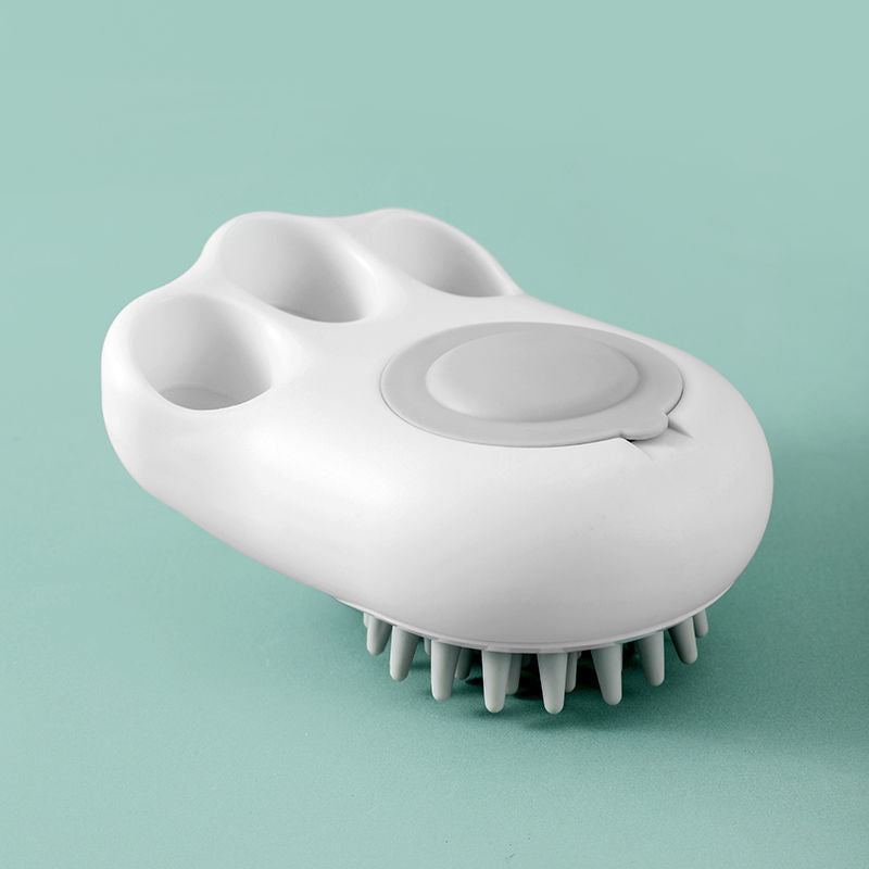 Cepillo de baño y masaje para gatos y perros – Suave, práctico y con diseño de garra para mayor comodidad