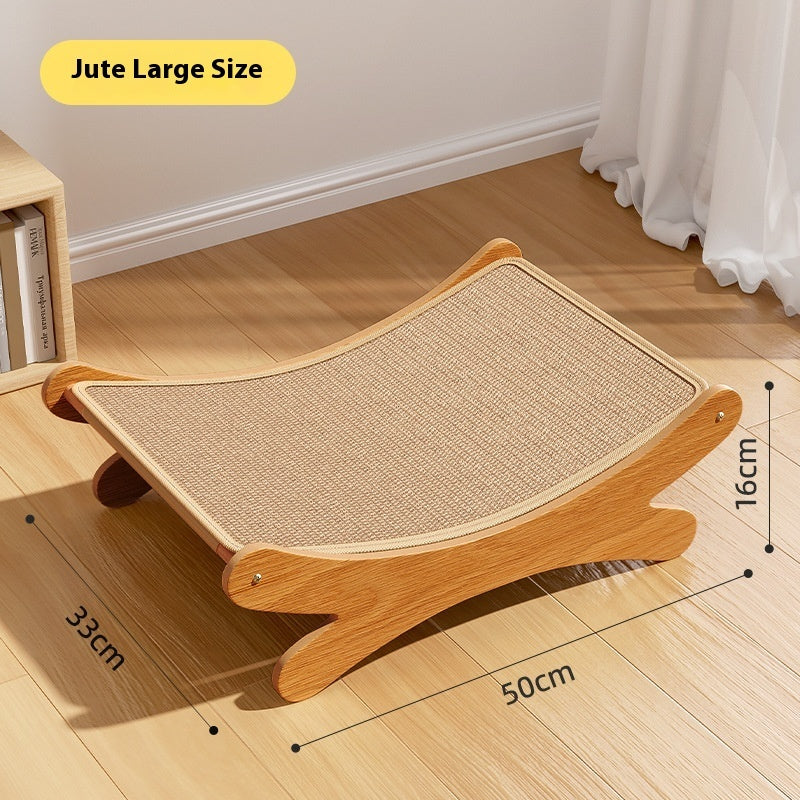 Rascador y Cama para Gato 2 en 1 de Sisal – Resistente al Desgaste