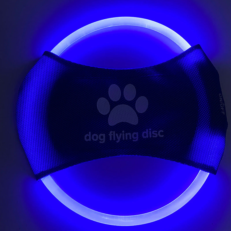 Discos voladores para perros Luz luminosa LED Entrenamiento luminoso Juguetes interactivos