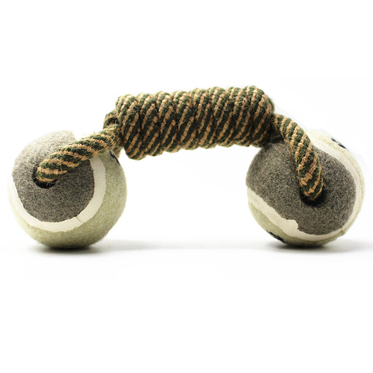 Mancuerna para mascotas, cuerda, pelota de tenis, juguetes para masticar, limpieza de dientes