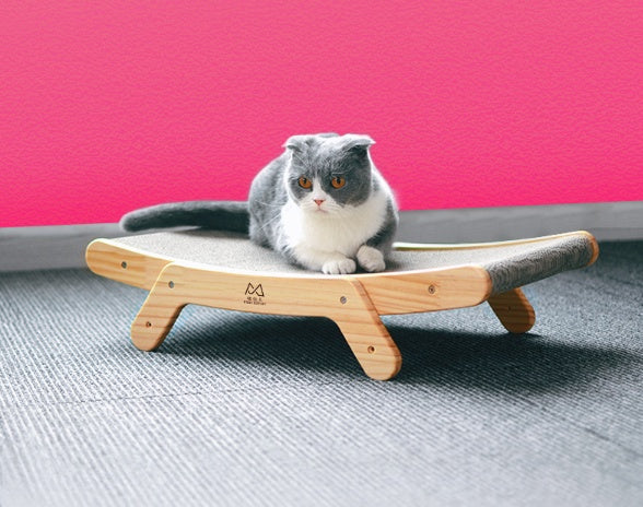 Cama para gatos, papel corrugado vertical, garra de molienda, juguete, núcleo reemplazable, productos para mascotas