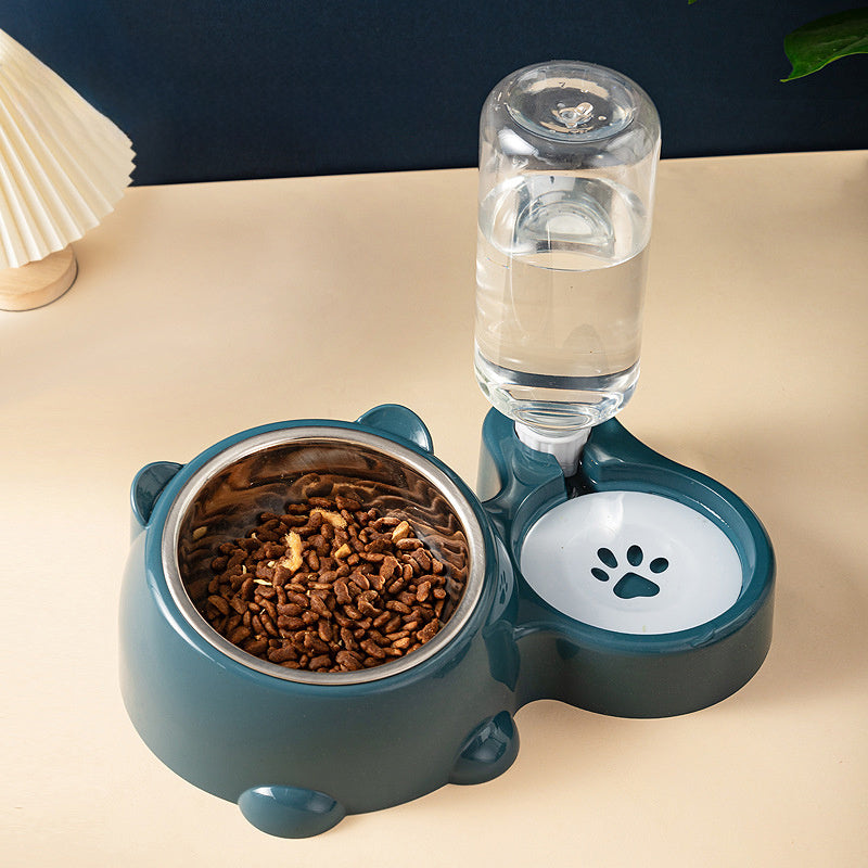 Juego de cuencos extraíbles de comida y agua