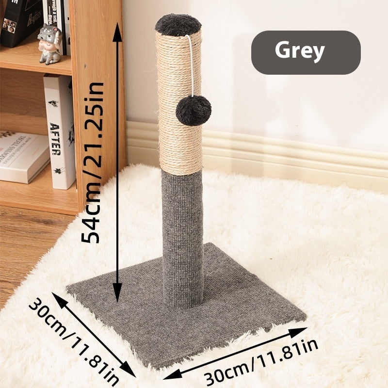 Rascador Vertical para Gatos de Sisal – Extra Resistente y Duradero