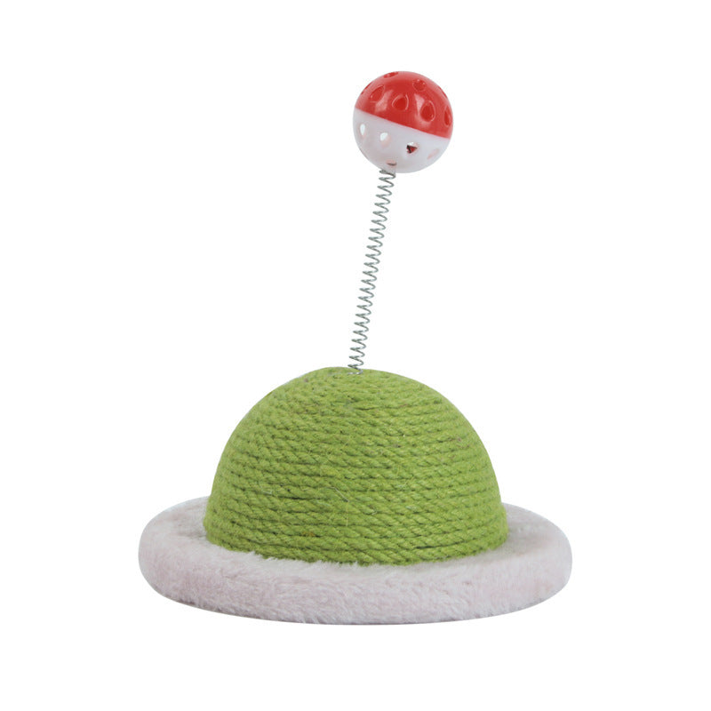 Rascador Cilíndrico de Sisal con Bola para Gato – Durable y Estético