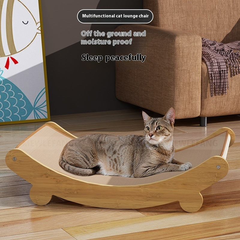 Sillón Rascador para Gato de Sisal Completo