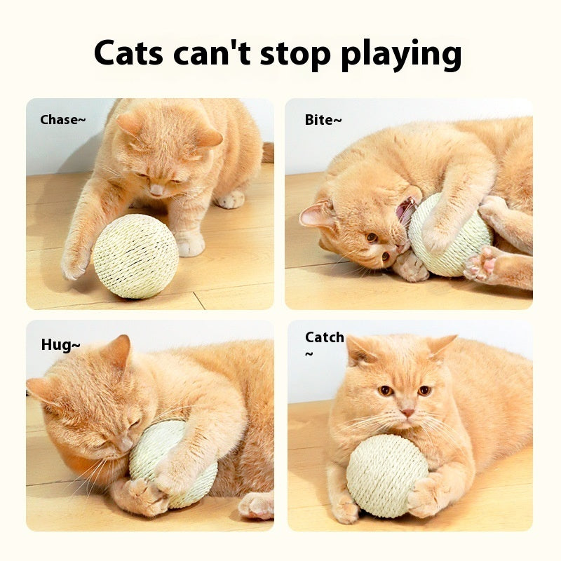 Bola Gigante de Sisa para gatos, cuidado de sus uñas
