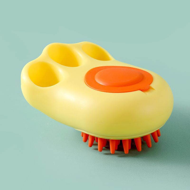 Cepillo de baño y masaje para gatos y perros – Suave, práctico y con diseño de garra para mayor comodidad