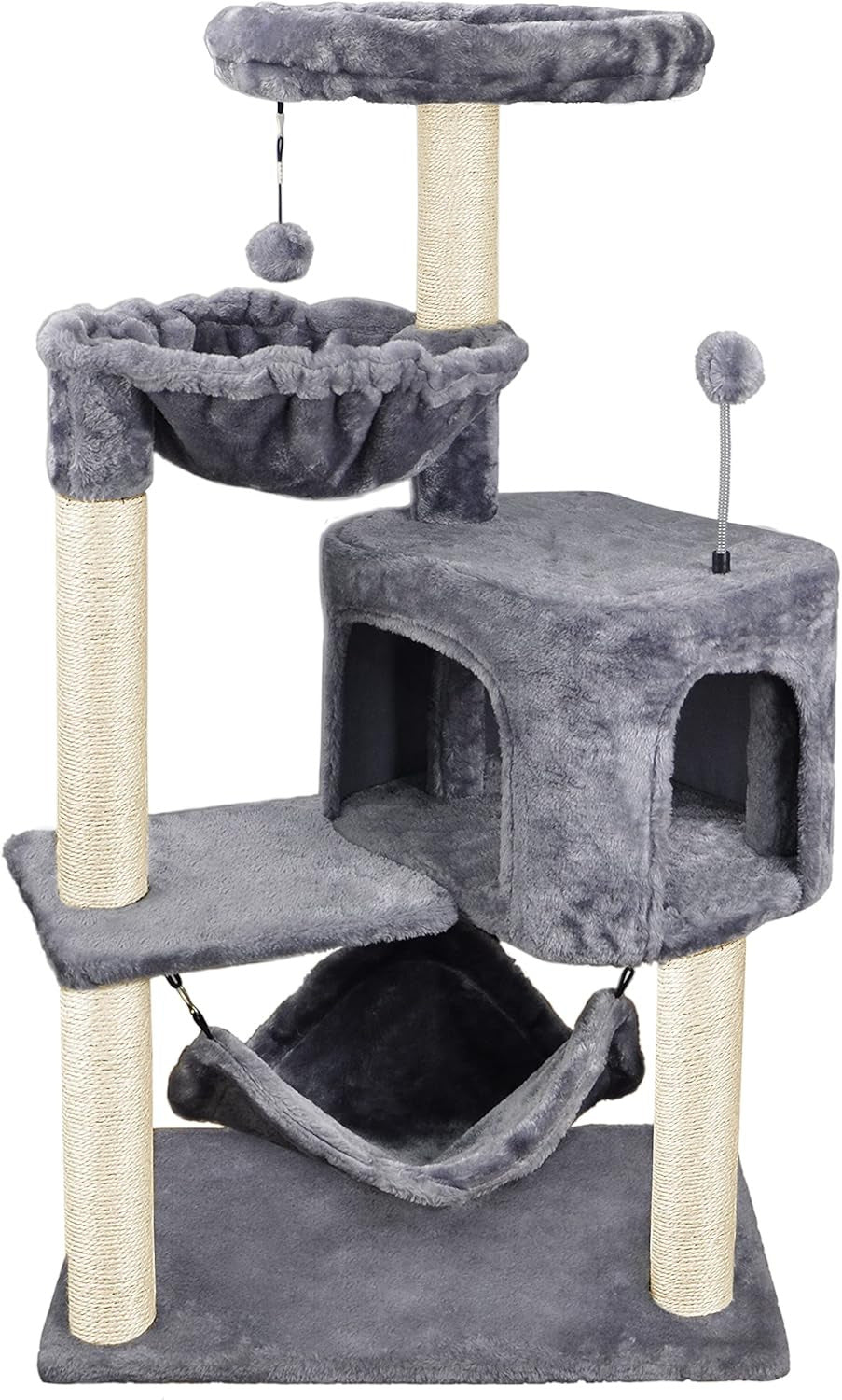 Árbol para Gatos Multinivel – Rascador Creativo Todo en Uno