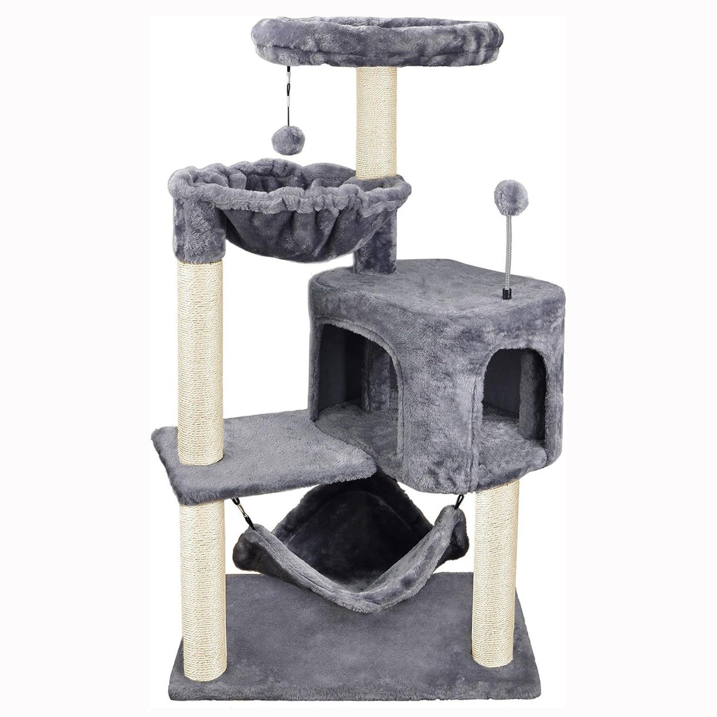 Árbol para Gatos Multinivel – Rascador Creativo Todo en Uno