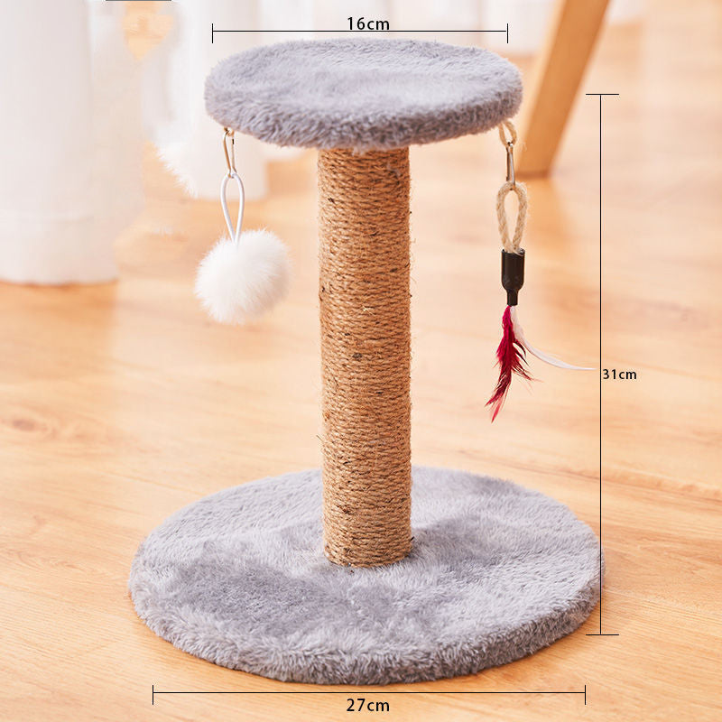 Rascador de Sisal Vertical – Protege Muebles y Fortalece Uñas