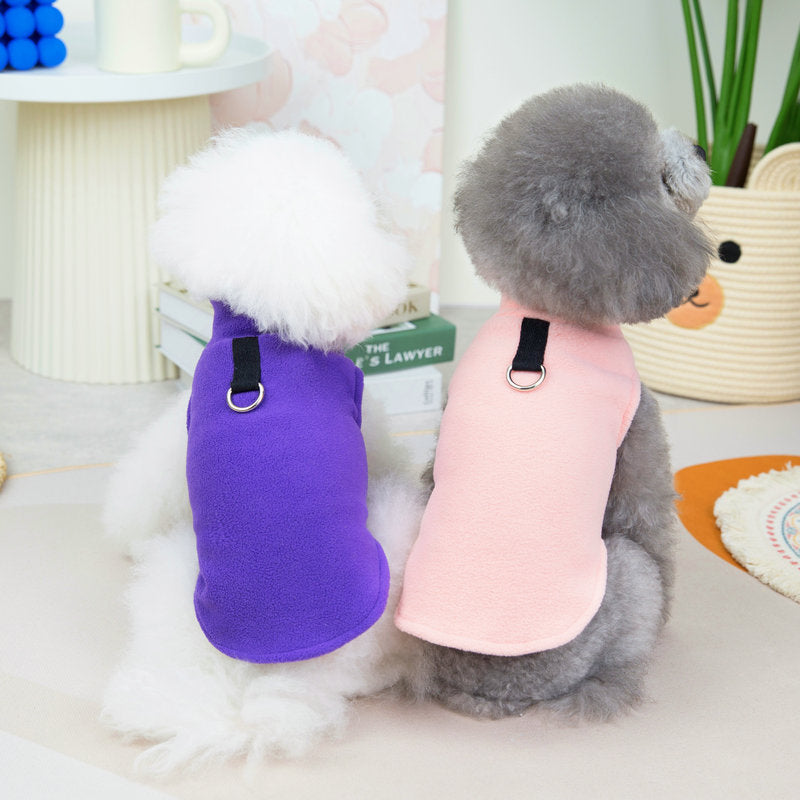 Ropa sencilla informal y cálida para perros