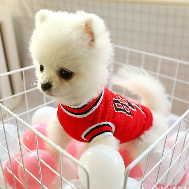 Ropa de verano para perros, chaleco de peluche transpirable