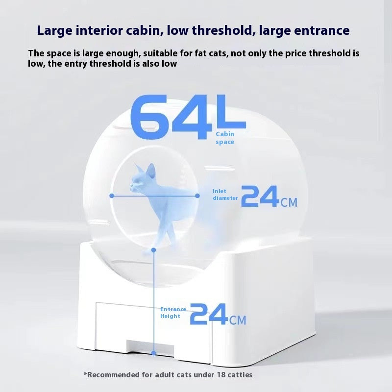 Caja de Arena Inteligente con Limpieza Automática y Control de Olores