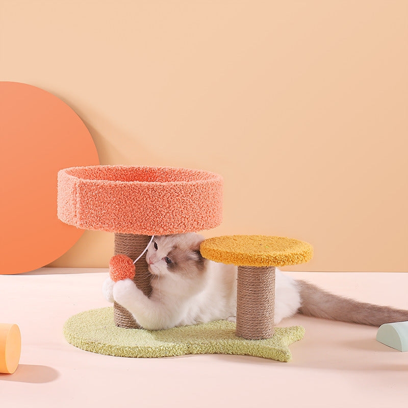 Estructura de Escalada para Gatos – Con Nido y Columna de Sisal