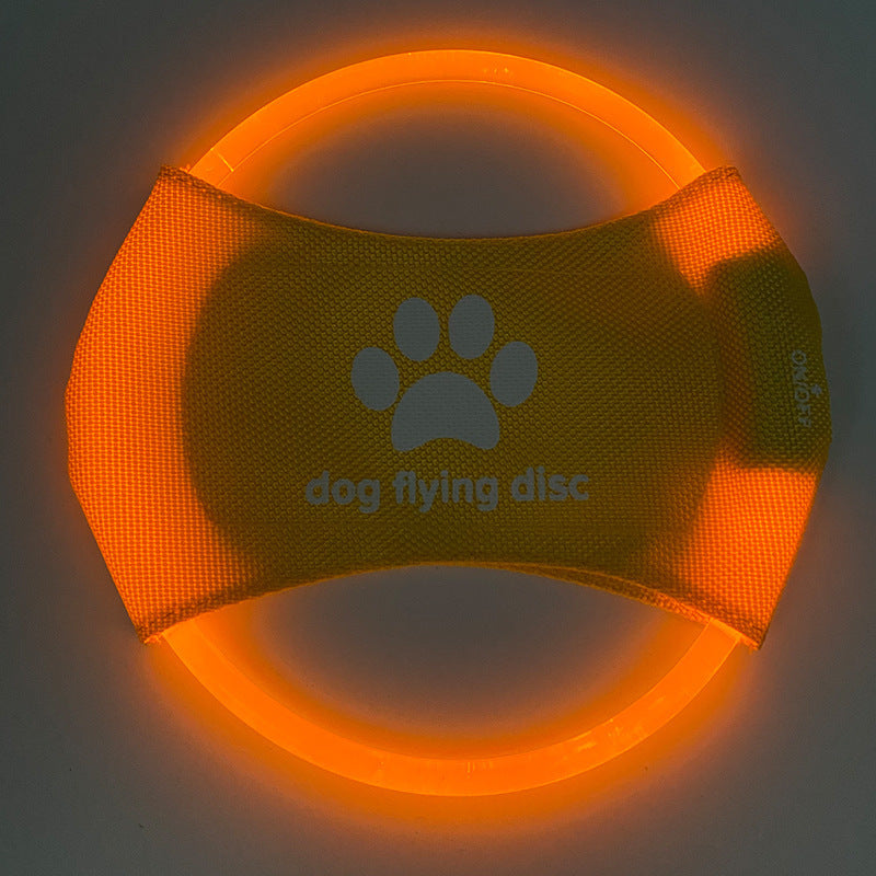Discos voladores para perros Luz luminosa LED Entrenamiento luminoso Juguetes interactivos