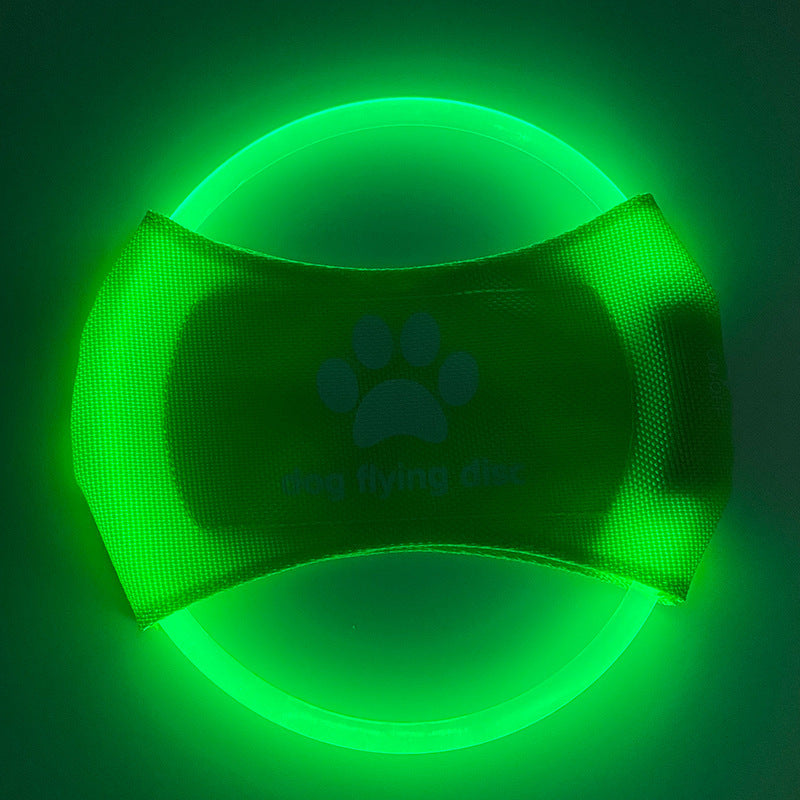 Discos voladores para perros Luz luminosa LED Entrenamiento luminoso Juguetes interactivos