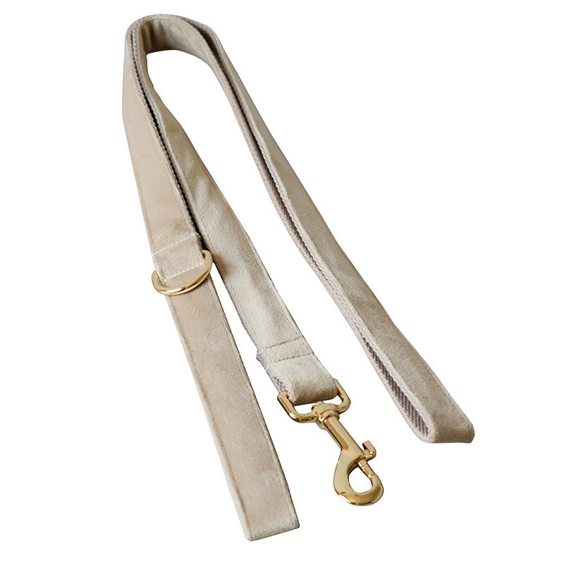 Kit Correa y Collar de terciopelo para mascotas