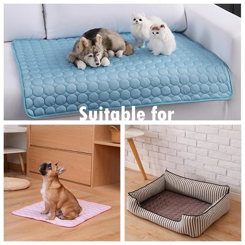 Alfombra de enfriamiento para perros Mascotas de verano Cama fría Extra grande para perros pequeños Accesorios para mascotas Manta duradera para gatos Sofá Manta para hielo para gatos Productos para mascotas