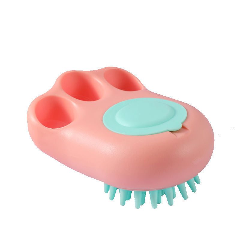 Cepillo de baño y masaje para gatos y perros – Suave, práctico y con diseño de garra para mayor comodidad