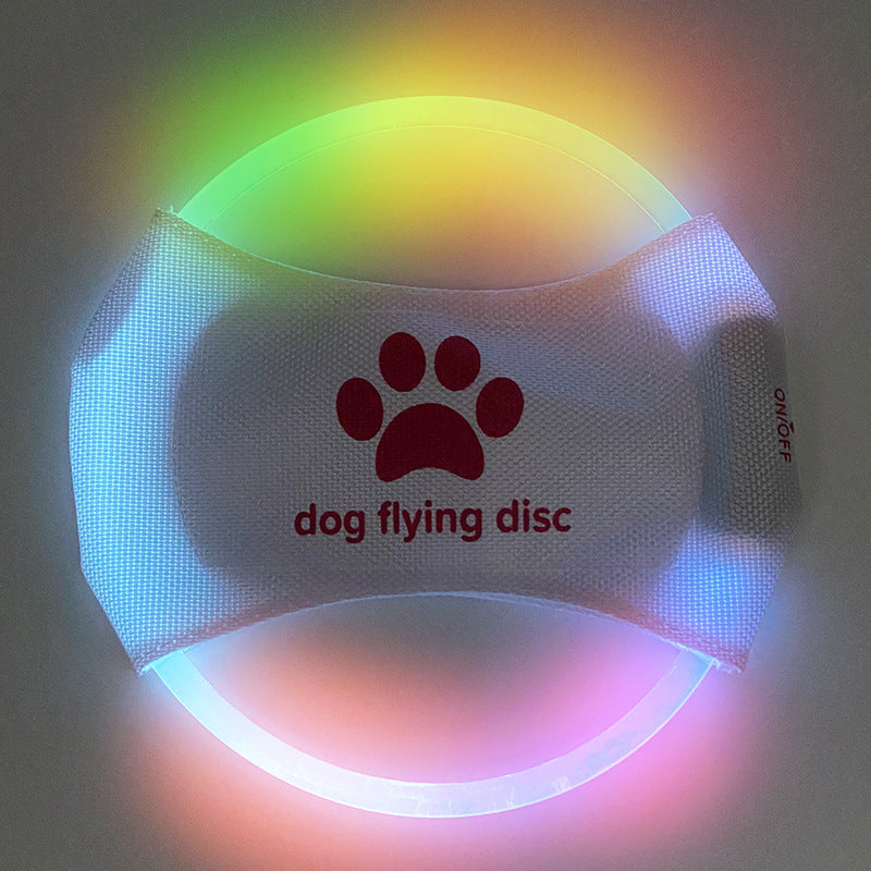 Discos voladores para perros Luz luminosa LED Entrenamiento luminoso Juguetes interactivos