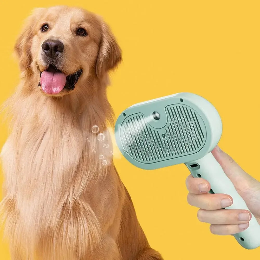 Cepillo, Humidificador y Removedor de Pelo, 3 en 1