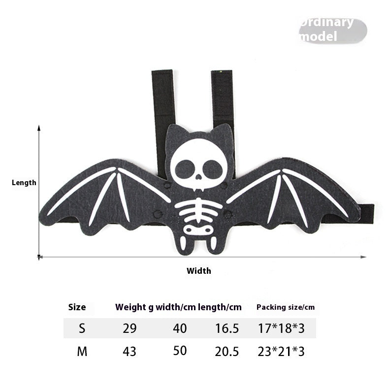 Disfraz de mascota de Halloween para gatos Batwing