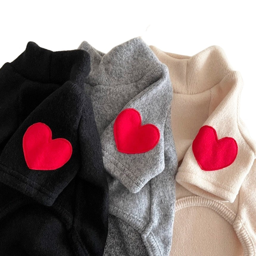 Suéter De Amor Forrado Con Forro Polar De Otoño E Invierno, Ropa Gruesa Y Cálida