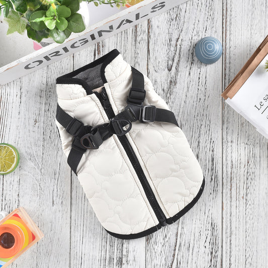 Personalidad De Moda Abrigo De Espalda Cálido A Prueba De Viento Para Mascotas