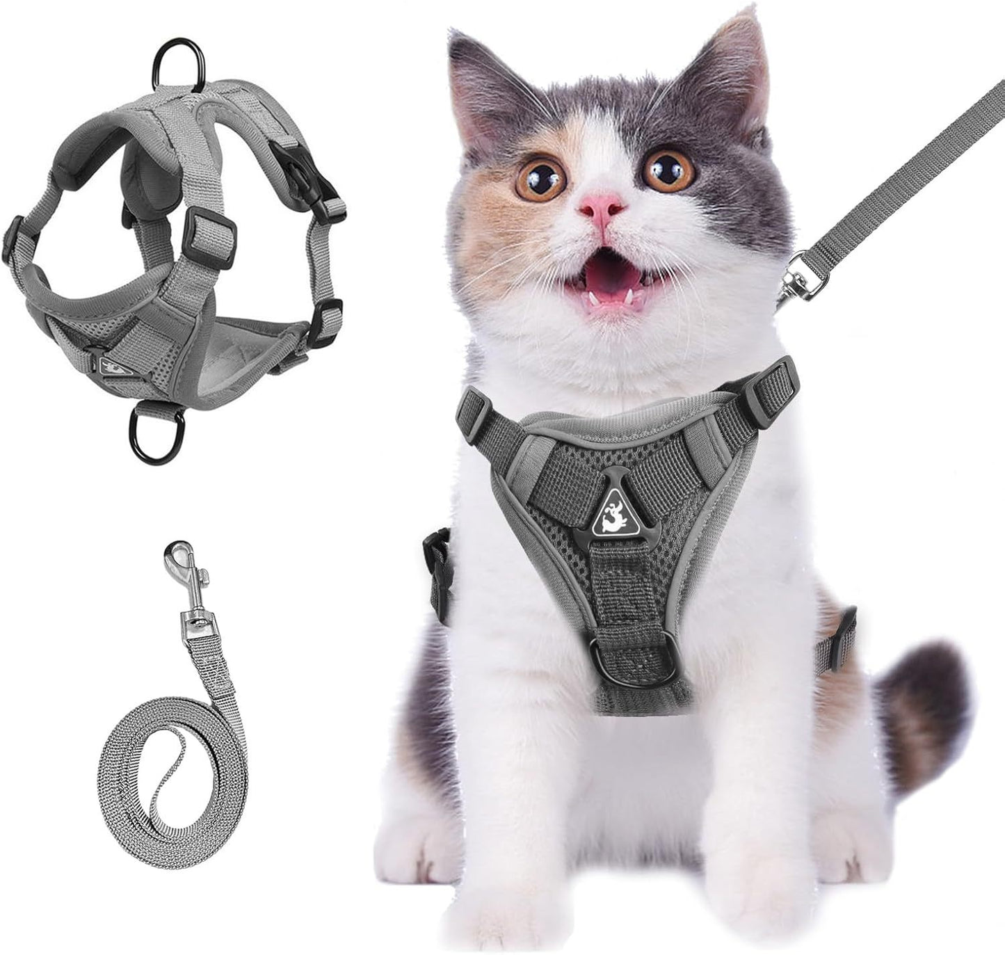 Arnés y Correa de Malla Ligera para Gatos – Ajustable y Antiescape, Ideal para Verano