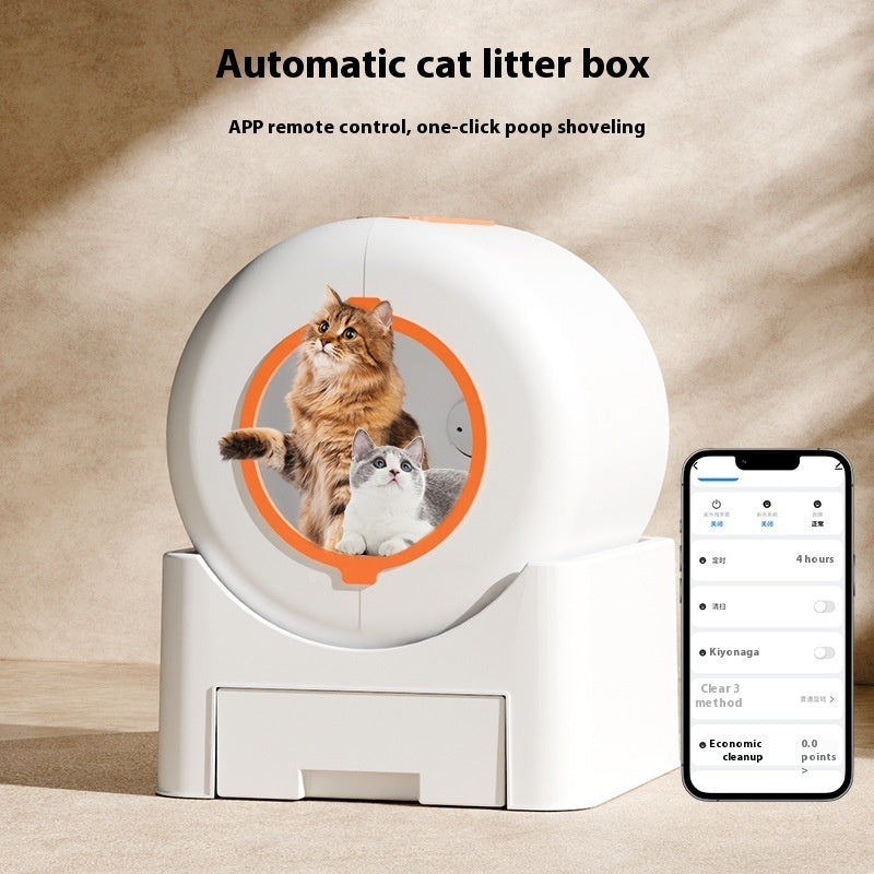 Caja de Arena Inteligente con Limpieza Automática y Control de Olores