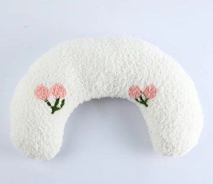 Almohada en forma de U para gatos y protección de la columna, cervical