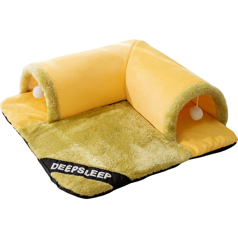 Cama y túnel Para Mascotas Productos Cálidos